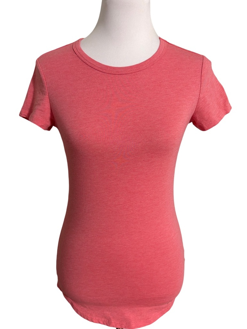 BCG Women's Coral Pink Short Sleeve Crewneck Tee